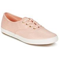Keds CHAMPION METALLIC CANVAS women\'s Shoes (Trainers) in pink