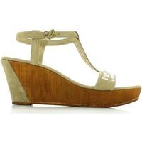 keys 4855 wedge sandals women beige womens sandals in beige