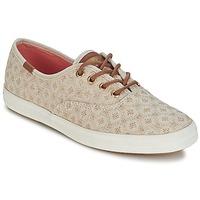 Keds CHAMPION DIAMOND DOT women\'s Shoes (Trainers) in BEIGE