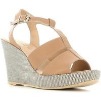 keys 5145 wedge sandals women beige womens sandals in beige