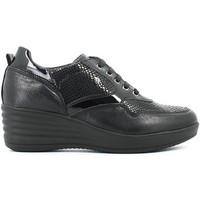 Keys 8025 Shoes with laces Women Black women\'s Walking Boots in black