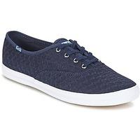 keds champion mini daisy womens shoes trainers in blue