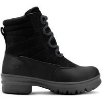 keen wapato mid wp womens low ankle boots in black