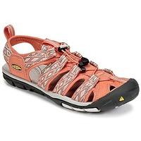 keen clearwater cnx womens sandals in orange