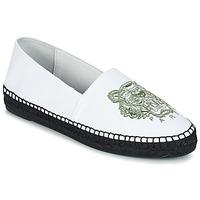 kenzo tiger womens espadrilles casual shoes in white