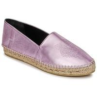 Kenzo TIGER METALIC SYNTHETIC LEATHER women\'s Espadrilles / Casual Shoes in pink