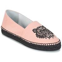 kenzo tiger womens espadrilles casual shoes in pink