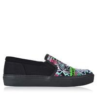 KENZO Flyer Tiger Slip On Sneakers