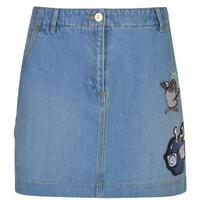 kenzo embellished mini skirt