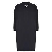 KENZO Logo V Neck Sweatshirt Dress