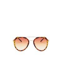 Kelsey Brown Tortoise Shell Ombre Aviator Sunglasses