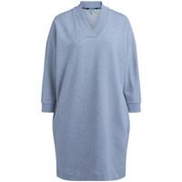 Kenzo grey sweatshirt dress in light soft cotton fleece. women\'s Dresses in grey