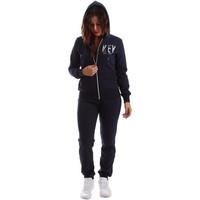 key up ts40 0001 tuta women womens jumpsuit in blue