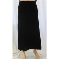 Kew Size 14 Black Velvety Skirt