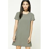 Keyhole-Back Swing Dress