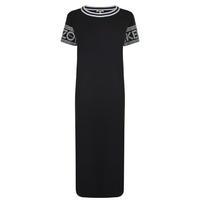 kenzo logo sleeve dress