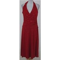 Kenar, size 14 red glittery dress