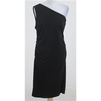 kenneth cole size m black one shoulder dress