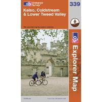 kelso coldstream lower tweed valley os explorer active map sheet numbe ...