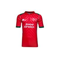 kenya 7s 201617 home kids ss replica rugby shirt