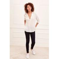 Kezia Shirting Collared Blouse