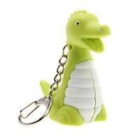 Key Chain Dinosaur Lovely / Fashion Key Chain / LED Lighting / Sound Rainbow Plastic