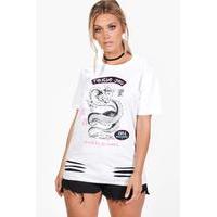 Kelly Toyko Joy Tee - white