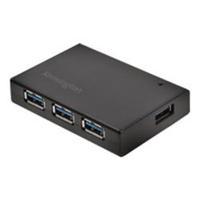 Kensington UH4000C USB 3.0 4-Port Hub & Charger - Black