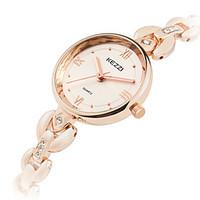 KEZZI Women\'s Fashion Watch Wrist watch Quartz Alloy Band Cool Casual Silver Rose Gold Strap Watch
