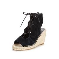 kg by kurt geiger marina lace up wedges