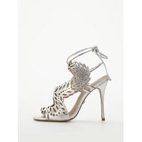 kg horatio laser cut heeled sandals