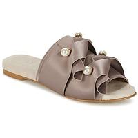 kg by kurt geiger naomi womens mules casual shoes in brown