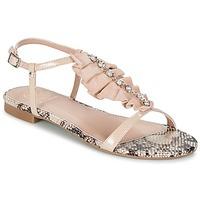 kg by kurt geiger napa womens sandals in beige