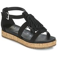 kg by kurt geiger meadow womens sandals in black