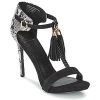 kg by kurt geiger hiss womens sandals in black