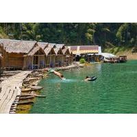 Khao Sok Jungle Safari with Raft House Adventure on Cheow Larn Lake from Krabi