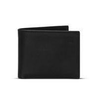 KHAALZ Rupert Small Currency Wallet in Black Leather