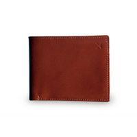 khaalz blythe billfold wallet in tan glaze leather