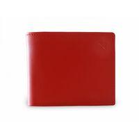 KHAALZ Rupert Small Currency Wallet in Red Leather
