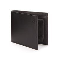 KHAALZ Spectre Billfold Coin Wallet in Black Leather