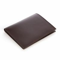 KHAALZ Spectre Billfold Travel Wallet in Brown Leather