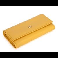 KHAALZ Vicenza Ladies Purse Wallet in Yellow Leather