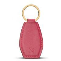 KHAALZ Freestyle Keyring in Cerise Pink Leather