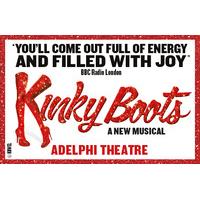 kinky boots theatre tickets adelphi theatre london