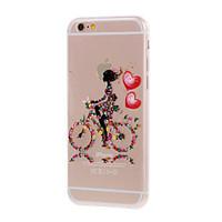 Kinston Printed Bicycle Girls Pattern TPU Case For iPhone 7 7 Plus 6s 6 Plus SE 5s 5c 5 4s 4