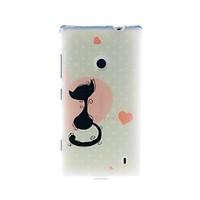 kinston cute cat pattern tpu soft case for nokia lumia 520