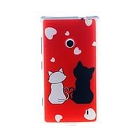 kinston romantic cat pattern tpu soft case for nokia lumia 520