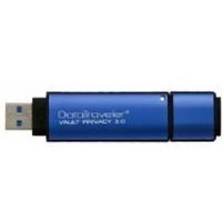 Kingston DataTraveler Vault (Privacy Edition) 64GB USB 3.0 Flash Drive with 256-bit AES Hardware-Based Encryption