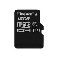 Kingston Technology 16GB microSDHC Class 10 UHS-I 45R Flash Card Single Pack w/o Adapter