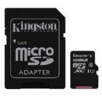 Kingston (128GB) microSDXC Class 10 UHS-I 45MB/s Read Card with Adapter